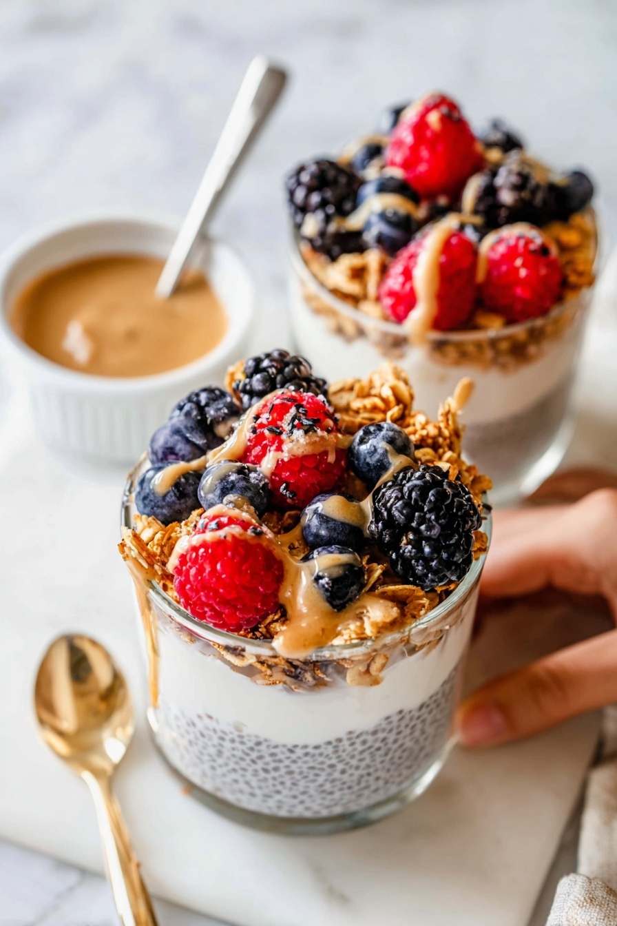High-Protein Chia Pudding - Serving Suggestion